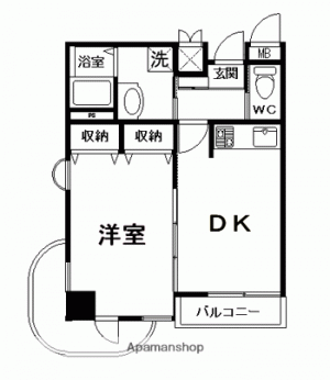 ローズ 405の間取り画像