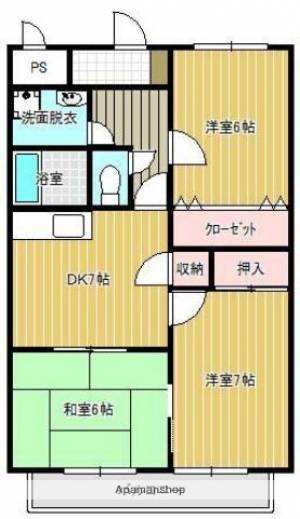 サンセール三条 303の間取り画像