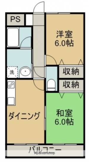 ベルメール中府 303の間取り画像