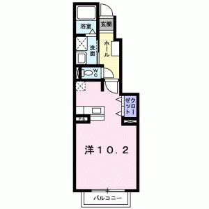 カリーノ 103の間取り画像