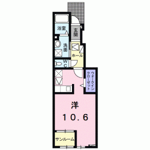 ル・クール　I 104の間取り画像