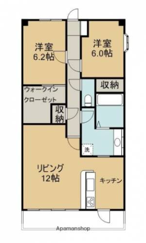 ハレコンテッサ 201の間取り画像