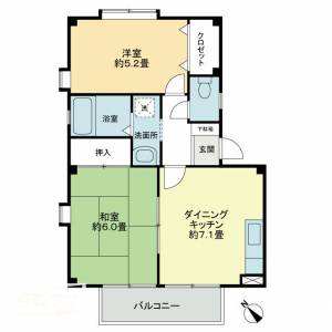 フォブール川津Ａ A205の間取り画像