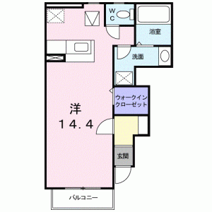 ヴィラ・サニーヒルＡ 102の間取り画像