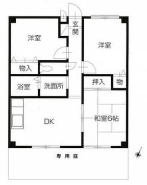 フィネス坂本 102の間取り画像