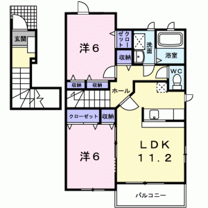 シャルマン・ドミール　II 201の間取り画像