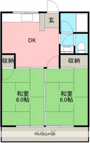 グリーンマンションIII 303の間取り画像