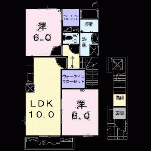 メゾン・デ・コスタ　Ｂ 201の間取り画像