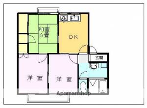 グリーンハイツ森岡 A101の間取り画像