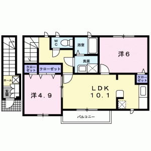 ハッピーセブン 202の間取り画像