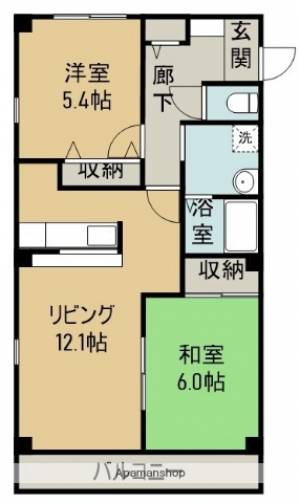 フォブール城辰 305の間取り画像