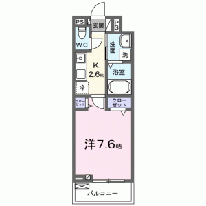 ヴィオレット 202の間取り画像