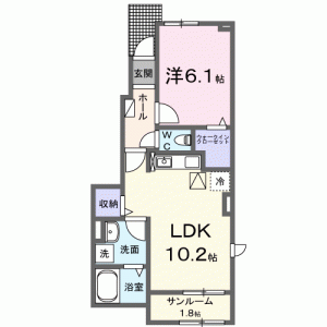 ニューライズ真時III 101の間取り画像