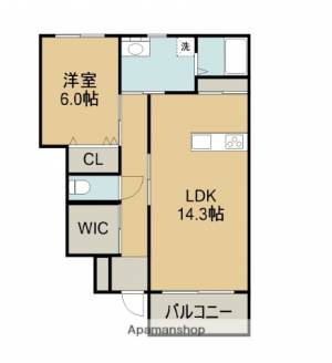 エヌフルールＡ 102の間取り画像