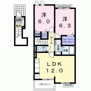 ジェネシス 203の間取り画像