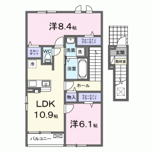 翔 204の間取り画像