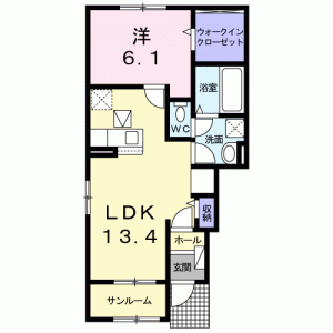 ベイカーストリート 101の間取り画像