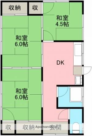 吉田住宅 2の間取り画像