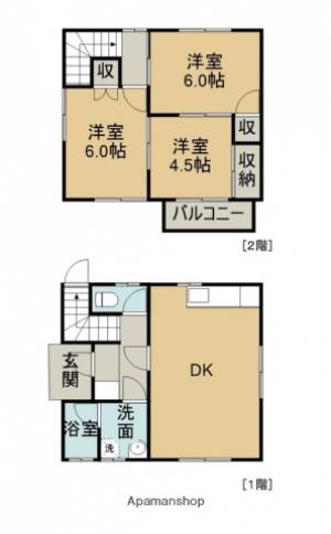 飯野ハイツIＣタイプ 7の間取り画像