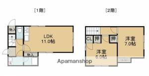 ピュアタウン多田 2の間取り画像