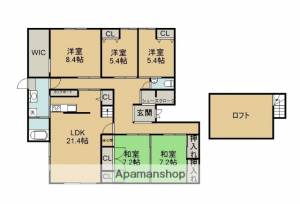 まんのう町平屋戸建て 1の間取り画像