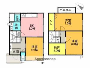 グリーンハイツ柞田II K-4の間取り画像