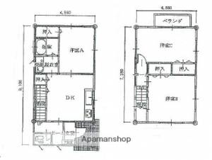 グリーンハイツ植田II K-14の間取り画像