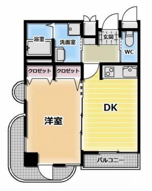 ローズ 405の間取り画像