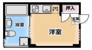 京都みやび 2a1の間取り画像