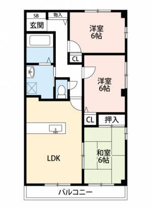 NYマンション 302の間取り画像