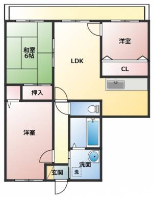 NYマンション 302の間取り画像