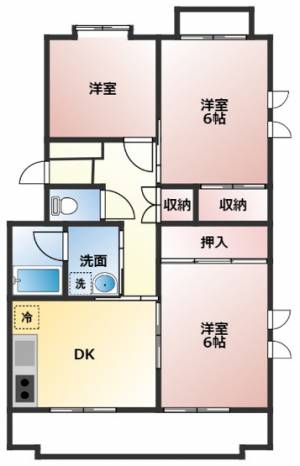 山崎マンション 201の間取り画像