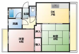 ピースフルマンション 303の間取り画像