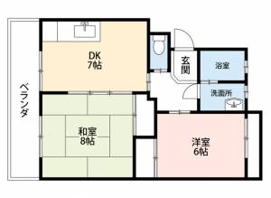 ピースフルマンション 303の間取り画像