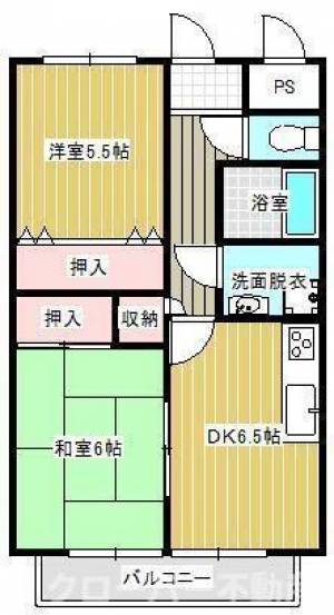 サンセール新居 ２０２の間取り画像