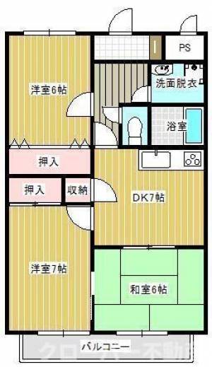 サンセール垂水Ⅱ ２０２の間取り画像