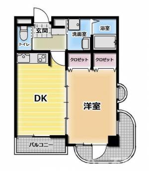 ローズ 402の間取り画像