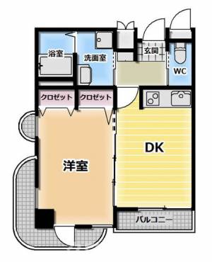 ローズ 605の間取り画像