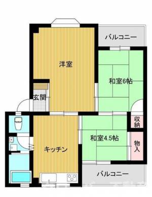 第２高尾マンション １-５の間取り画像