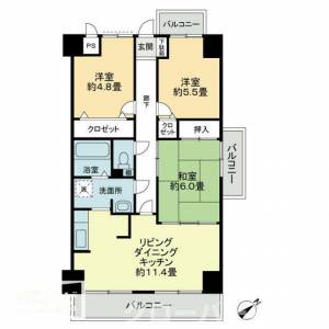 プラージュ司 ４０１の間取り画像