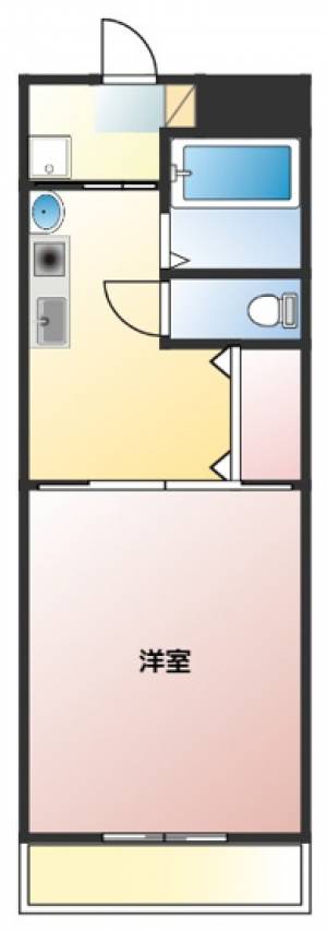 カーサ弐番丁 2階の間取り画像