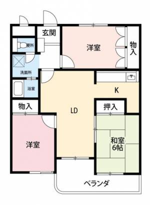 五福マンション 503の間取り画像