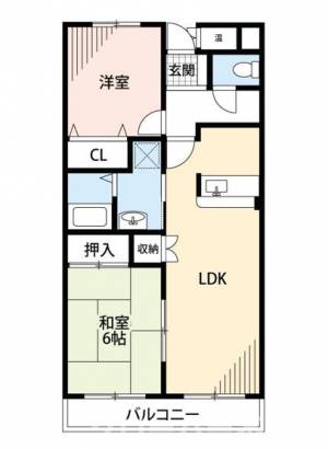 第3五福マンション 301の間取り画像