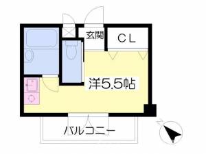 サンプラザ・ベビードール ３０５の間取り画像