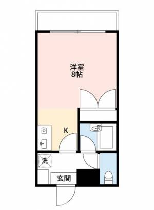 グランシャトー青山 Ⅰ 203の間取り画像