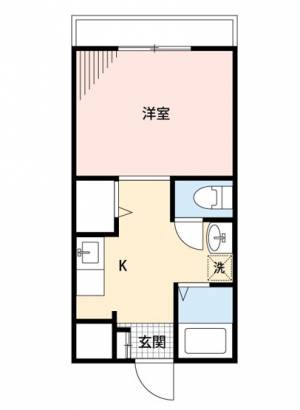 グランシャトー青山南棟 308の間取り画像