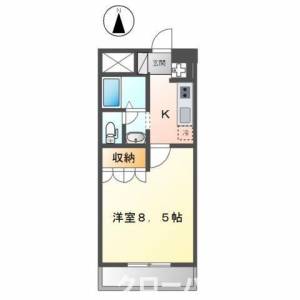 ソレイユ山北 303の間取り画像