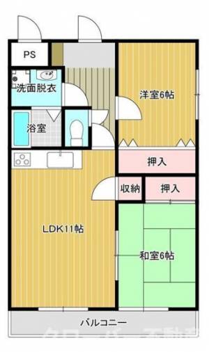 サンセール友愛 ３０１の間取り画像