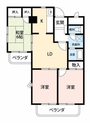 五福マンション 101の間取り画像