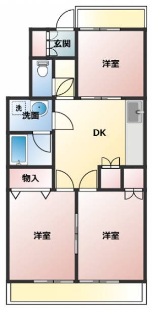 シルキーハイム 302の間取り画像